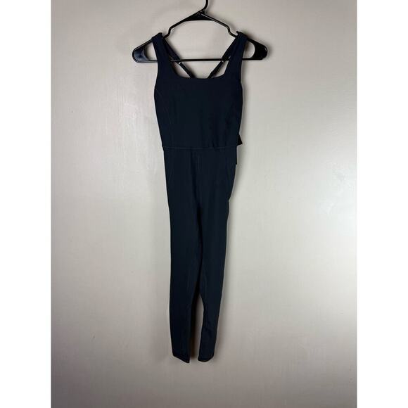 Abercrombie & Fitch YPB SculptLUX Jumpsuit Square Neckline Women’s Size XS NWT - Picture 2 of 6